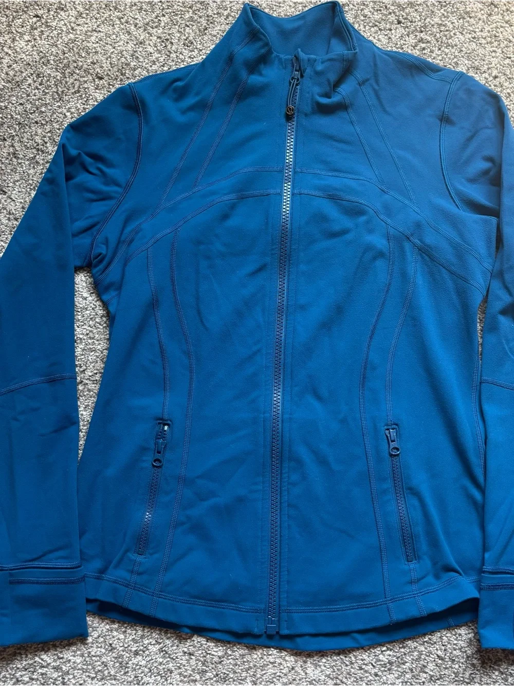 lululemon athletica Teal Full-Zip Utility Jacket